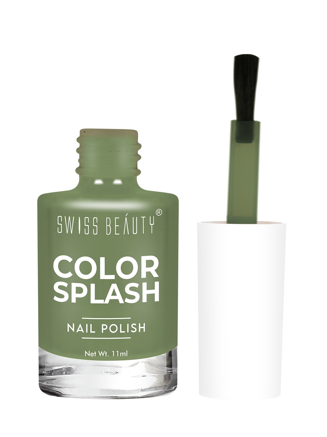 SWISS BEAUTY Color Splash Nail Polish 11 ml - 35, Olive