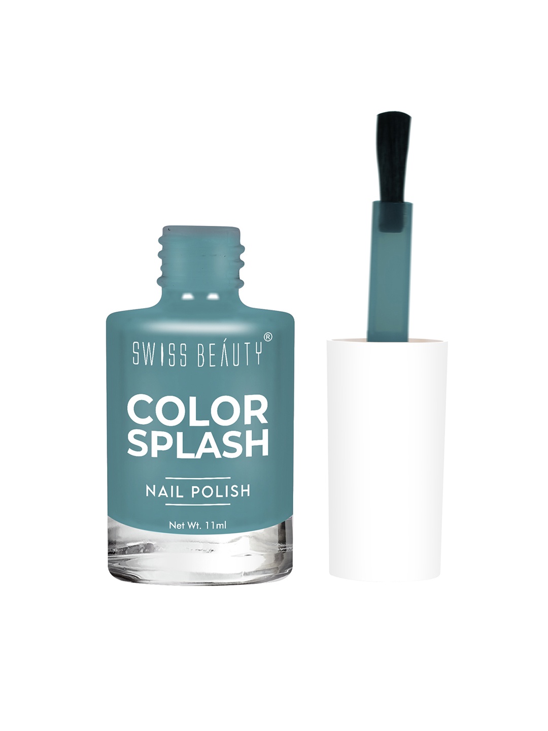 

SWISS BEAUTY Long-Lasting Quick Dry Color Splash Nail Polish - 17, Blue