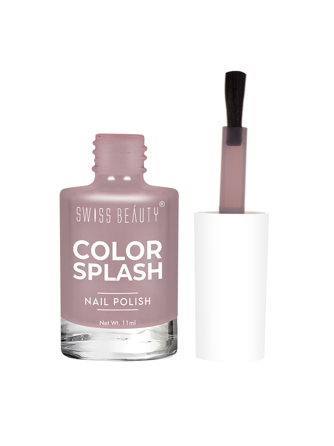 

SWISS BEAUTY Long-Lasting Quick Dry Color Splash Nail Polish - 40, Mauve