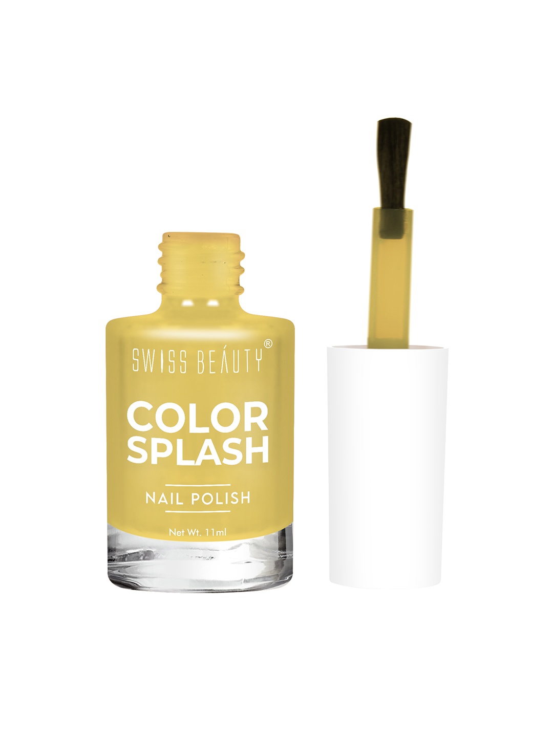 

SWISS BEAUTY Color Splash Nail Polish - Shade 10, Yellow
