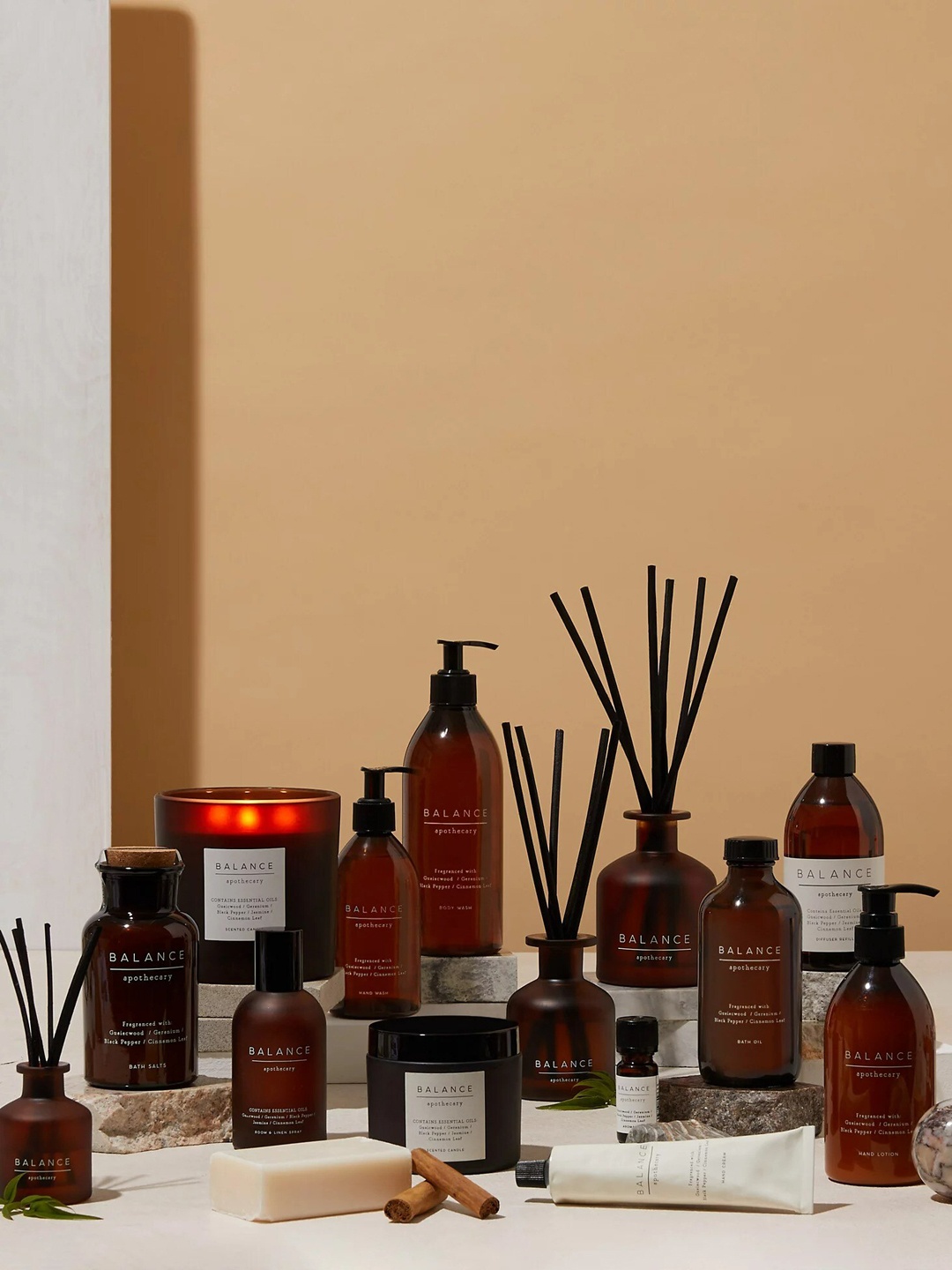

Marks & Spencer Essential Oil Enriched Balanced Apothecary Sented Candle, Brown