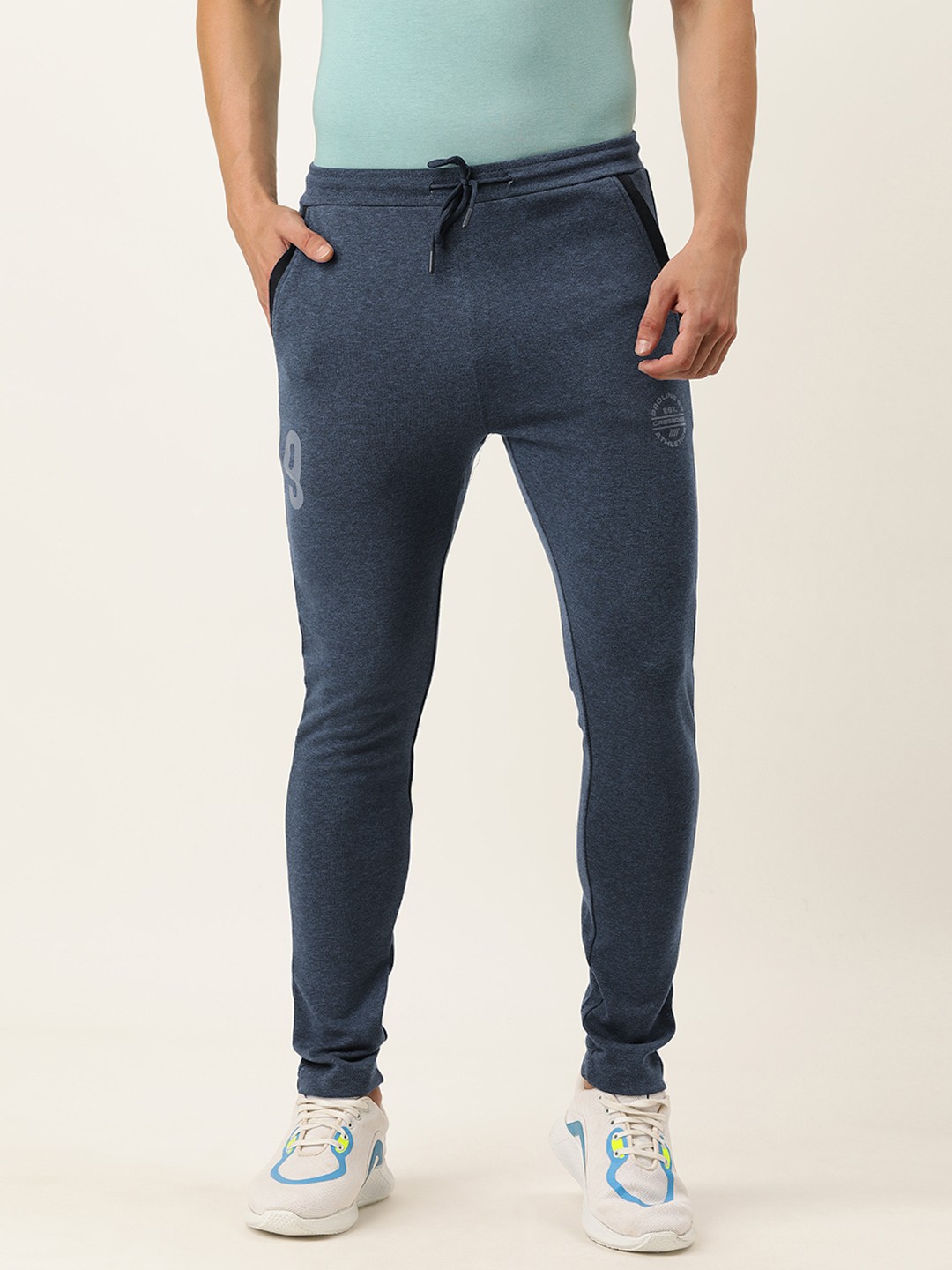 

Proline Active Men Blue Printed Track Pants