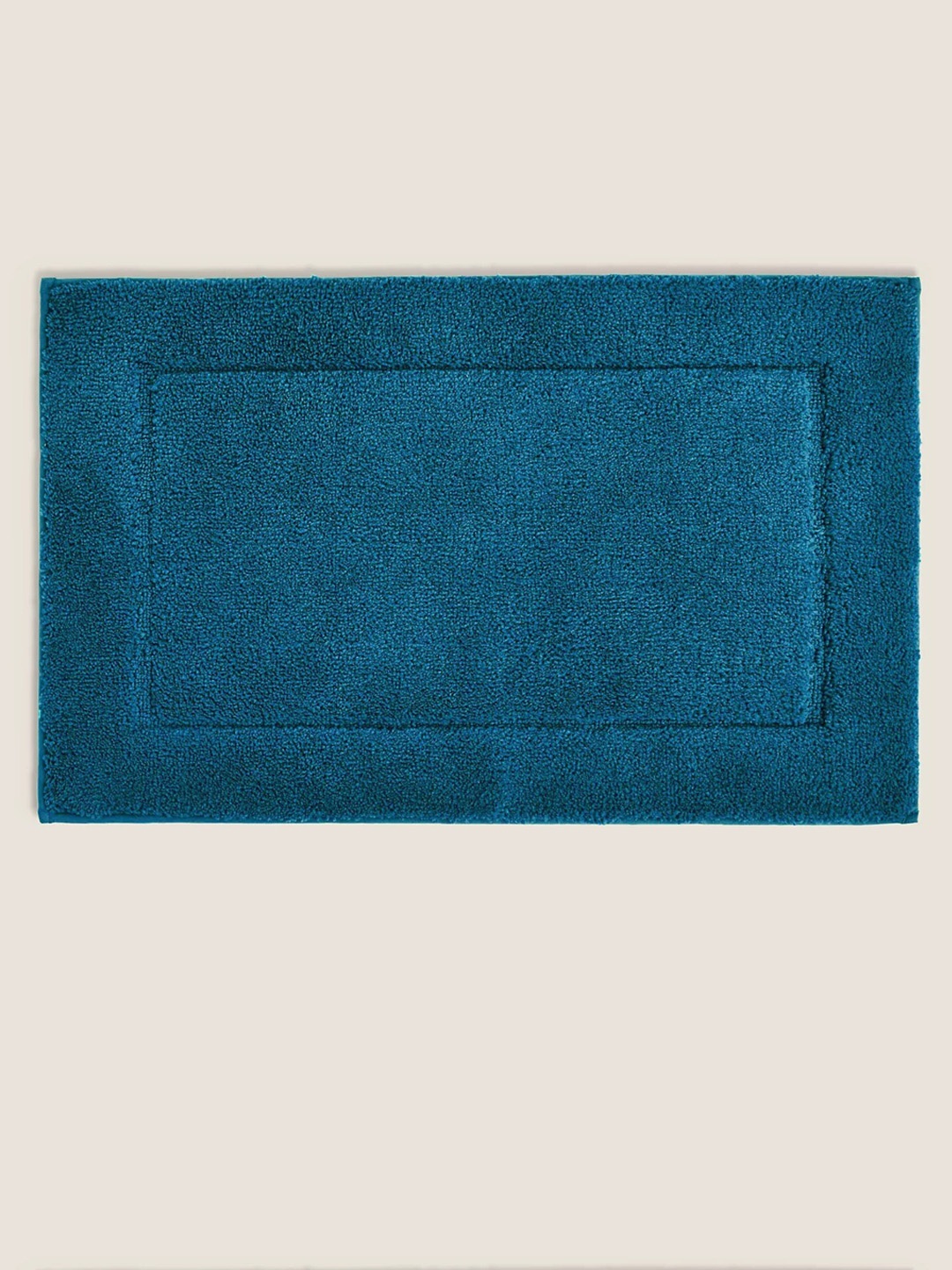 

Marks & Spencer Teal Blue Textured Bath Rug