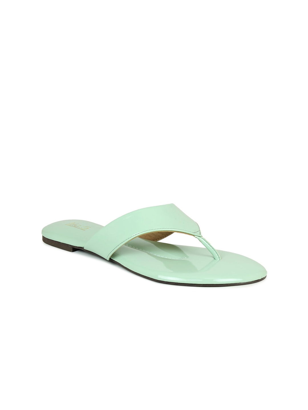 

Inc 5 Women Green T-Strap Flats
