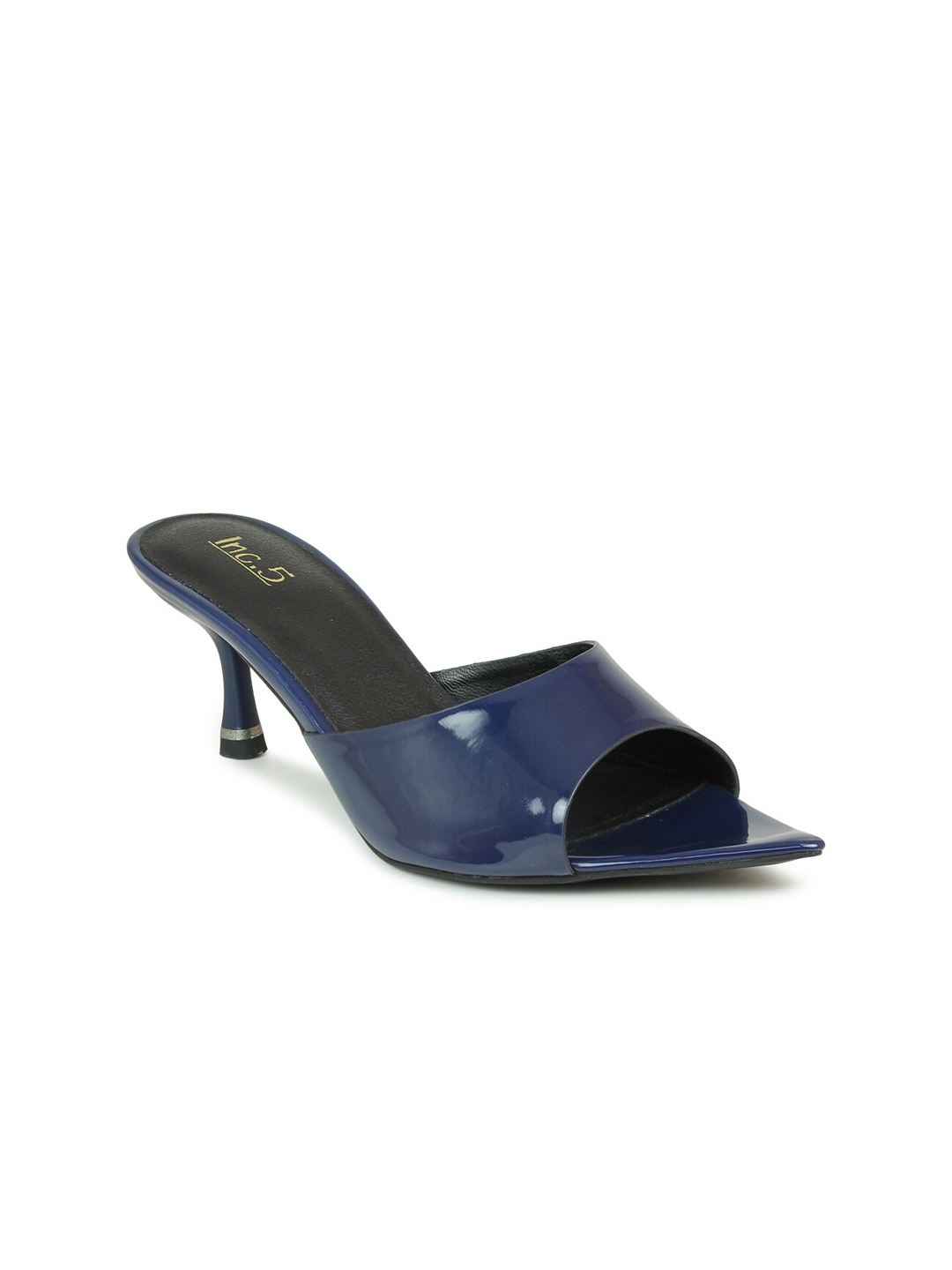 

Inc 5 Women Blue Peep Toe Kitten Heels
