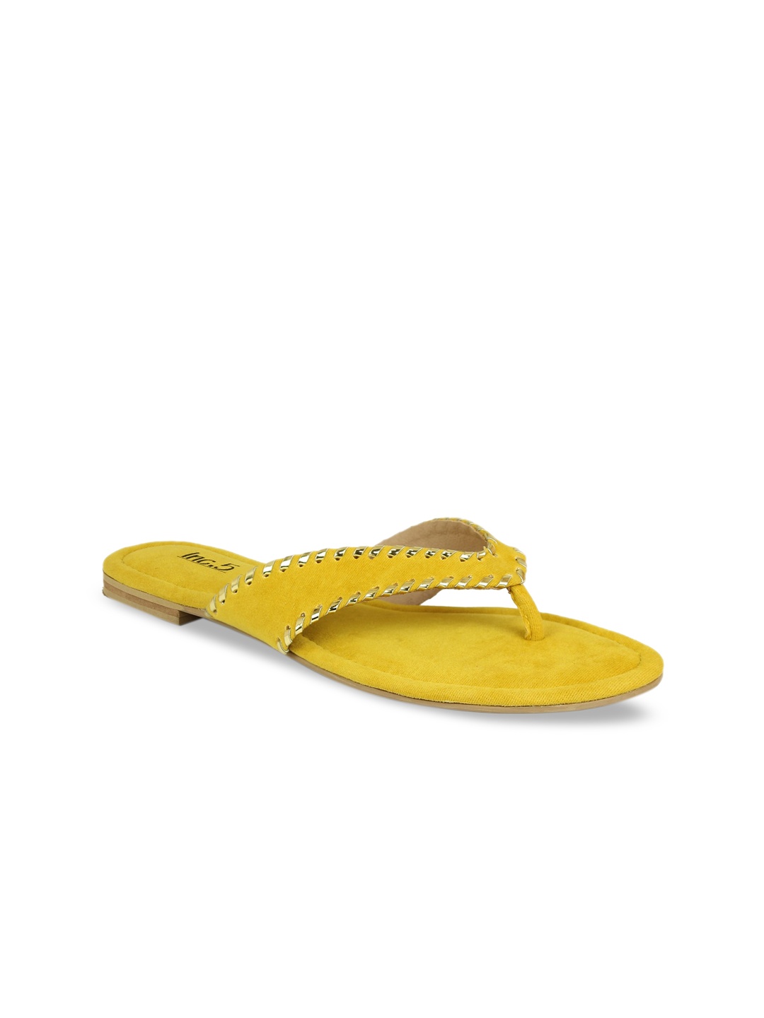 

Inc 5 Women Mustard Open Toe Flats