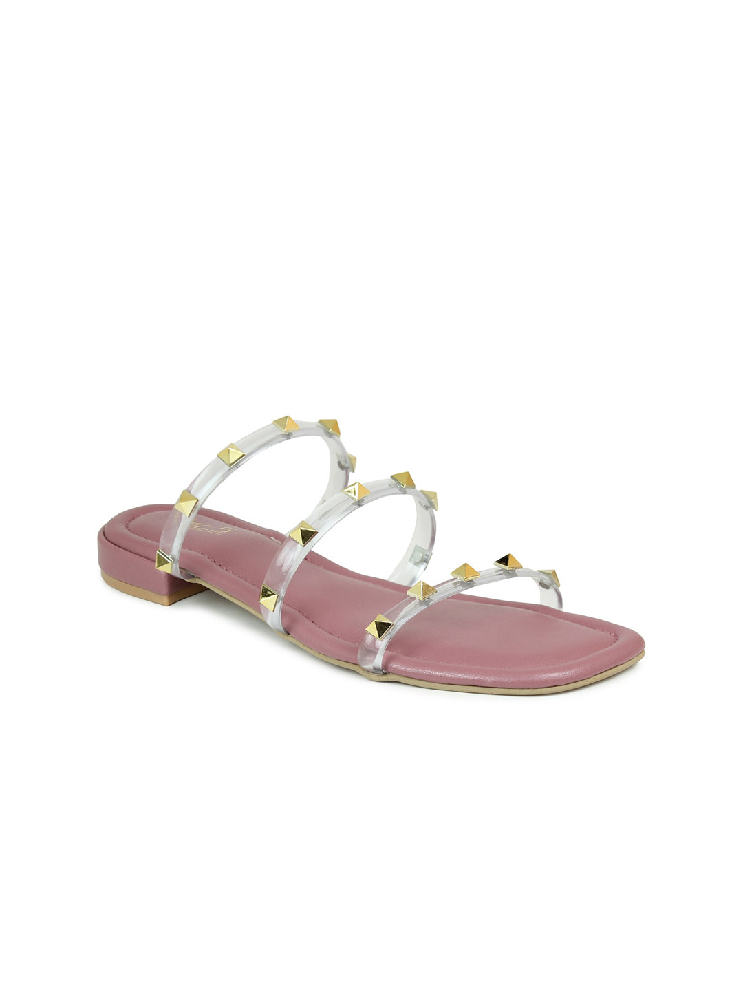 

Inc 5 Women Purple Western Embellished Open Toe Flats