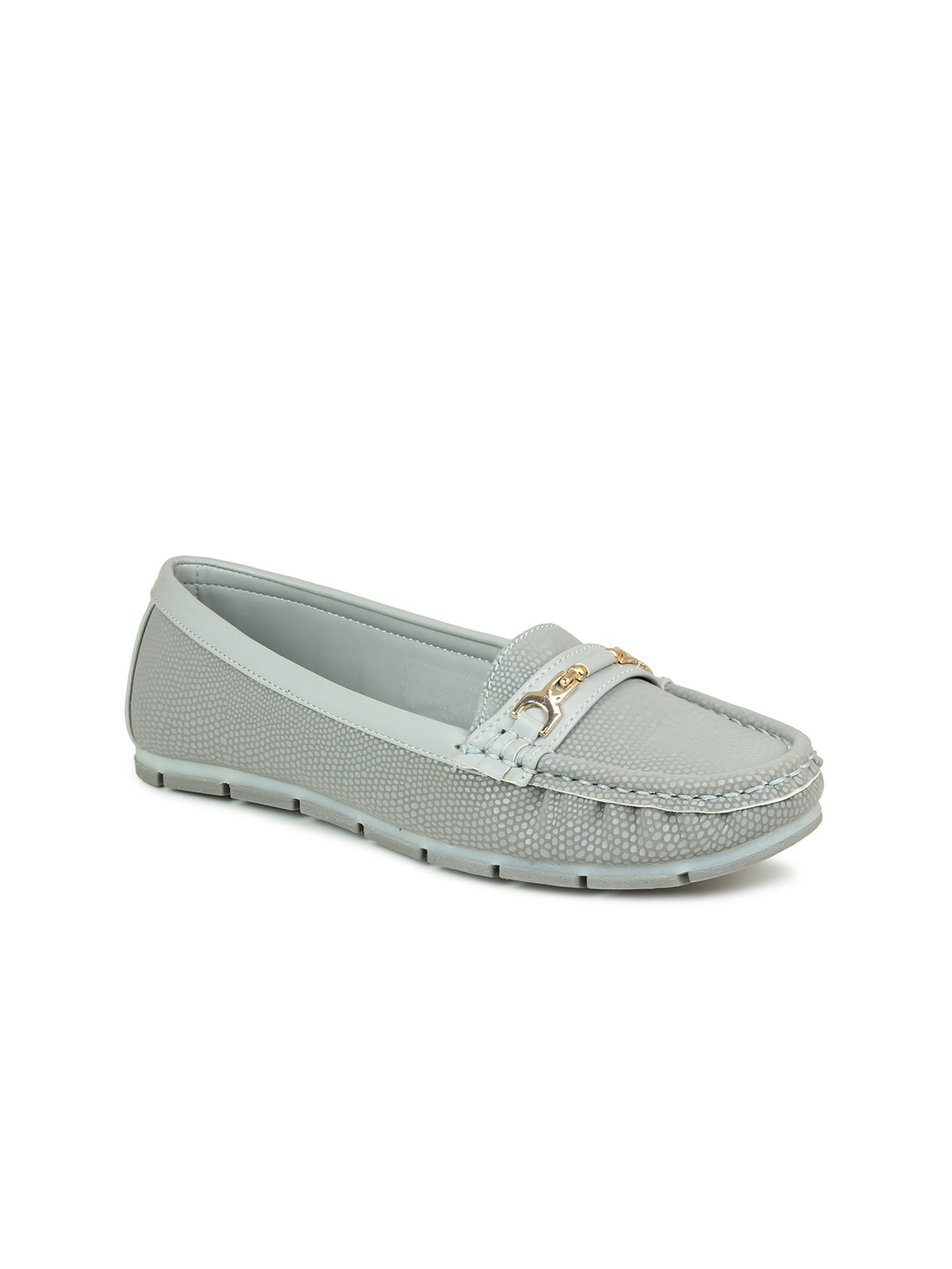 

Inc 5 Women Grey Embellished Ballerinas Flats