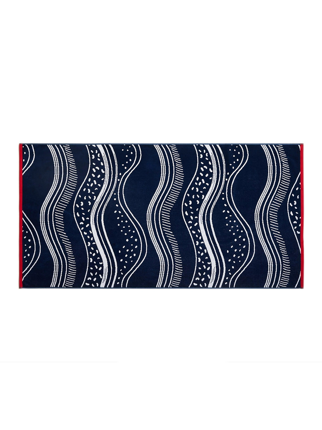 

Marks & Spencer Unisex Navy Blue Printed Towel