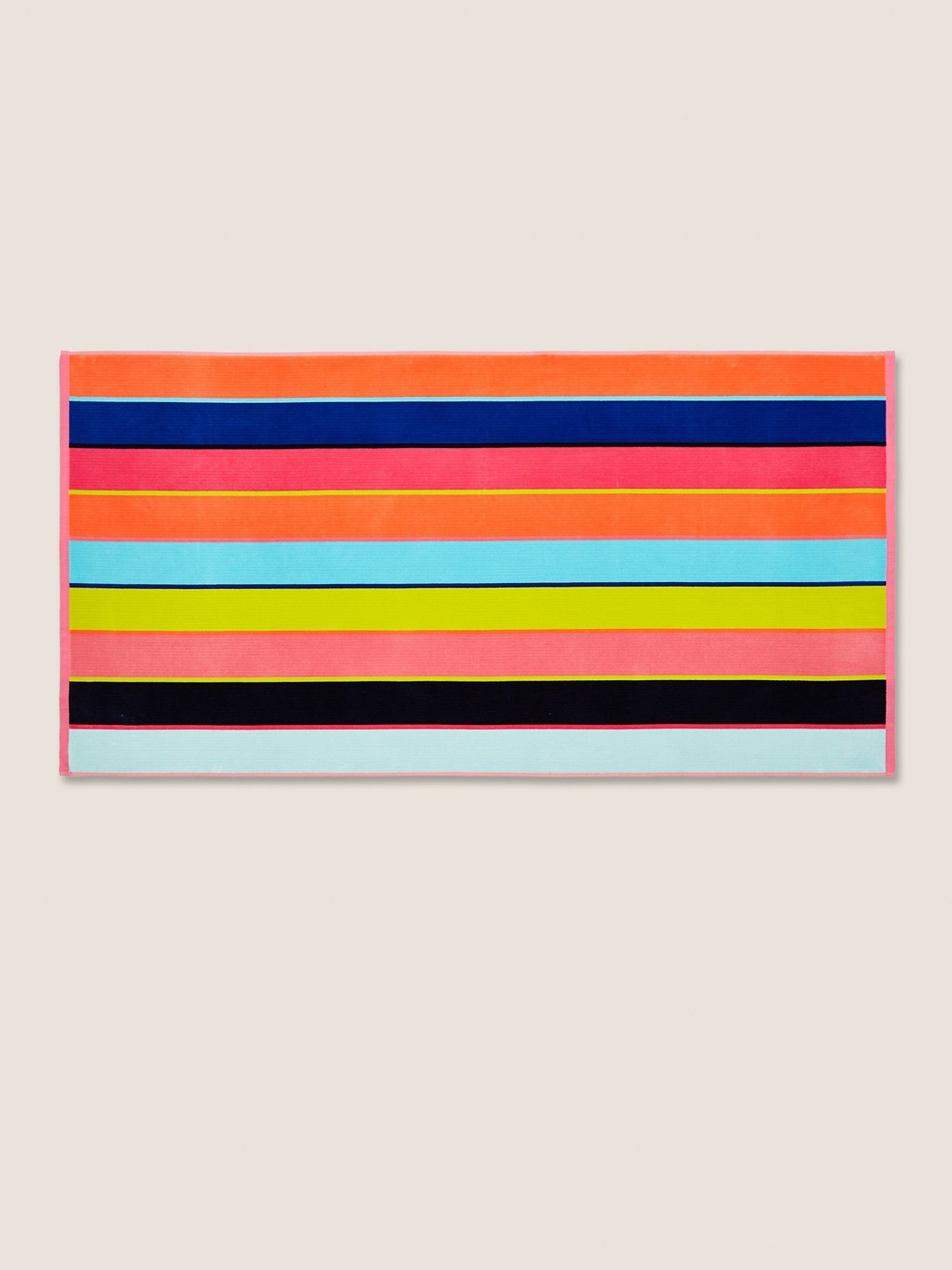 

Marks & Spencer Unisex Pink & Blue Striped 400 GSM Towel