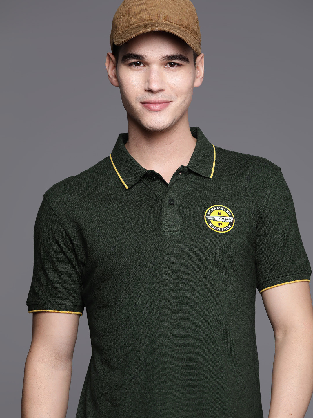 

Ducati Polo Collar T-shirt, Green