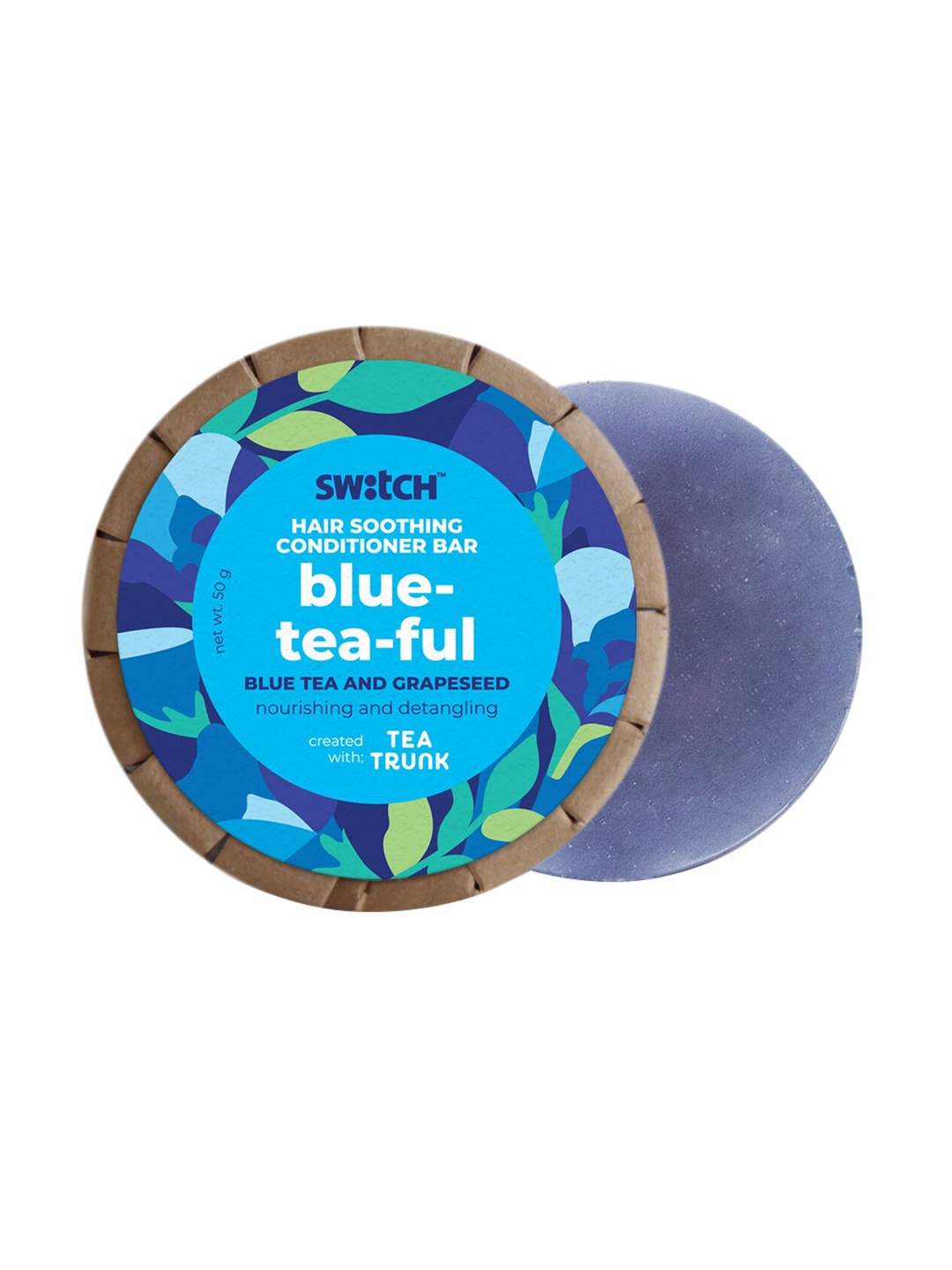 

The Switch Fix Hair Soothing Blue-Tea-Ful Conditioner Bar for All Type Hair - 50g