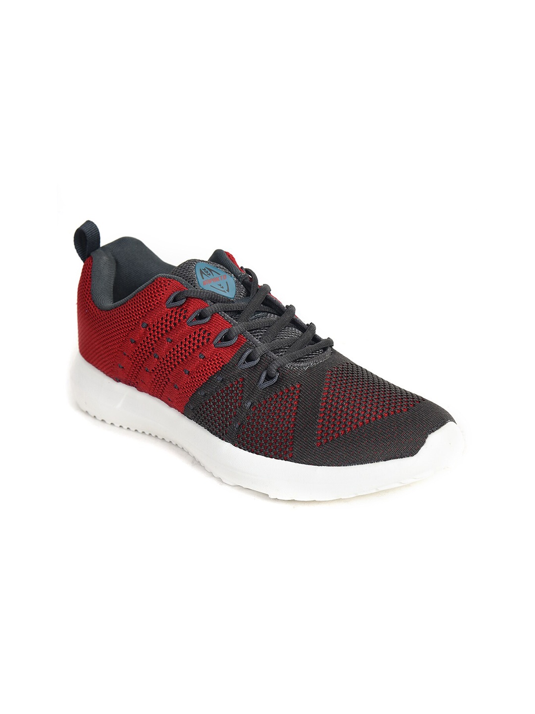 

IMPAKTO Men Grey Mesh Running Non-Marking Shoes