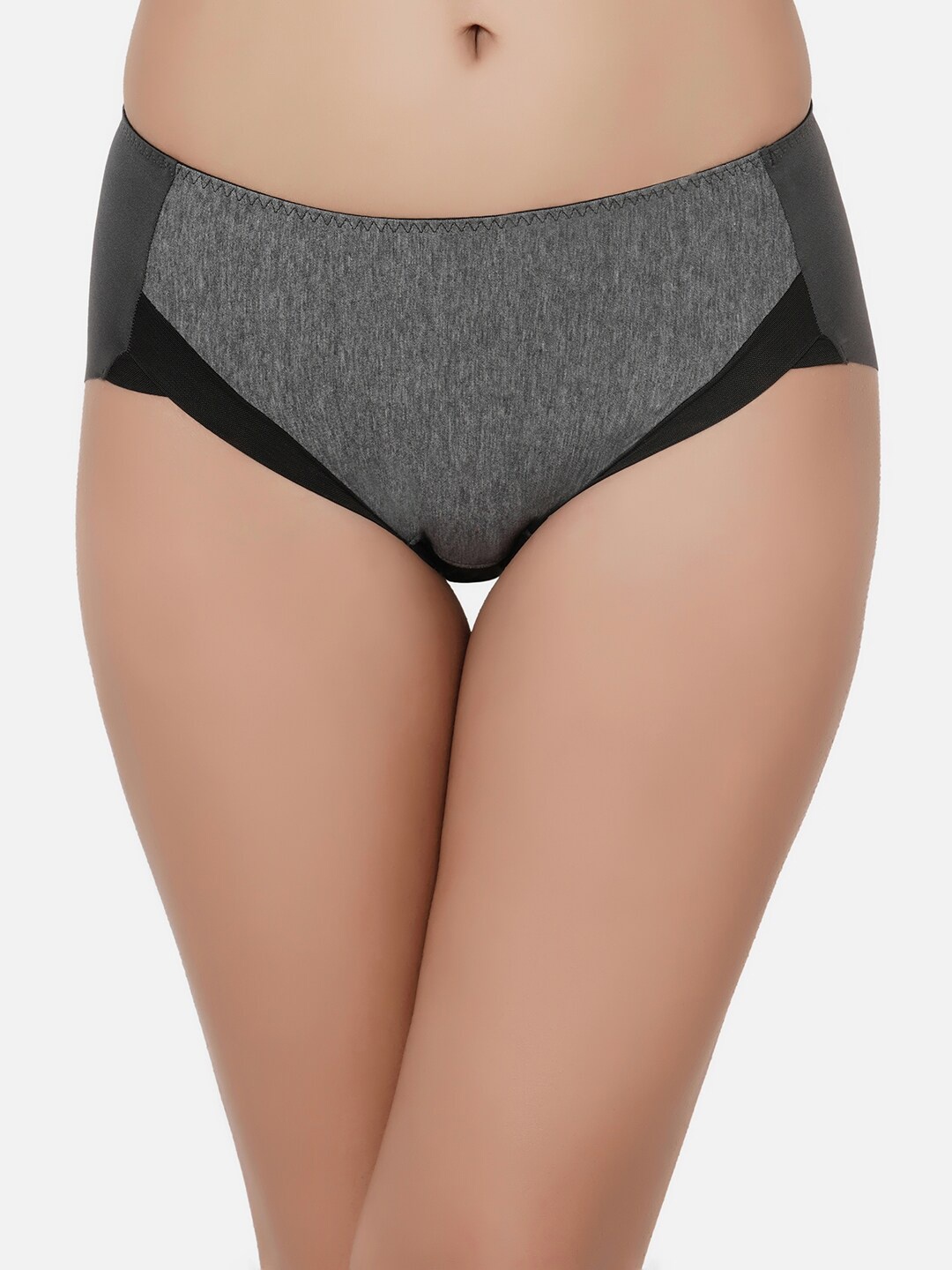 

Wacoal Women Grey & Black Solid Hipster Briefs MF5016-OB