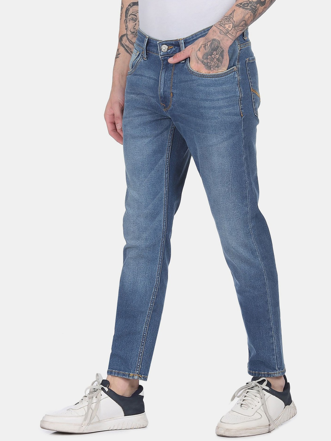 

U.S. Polo Assn. Denim Co. Men Blue Slim Fit Light Fade Jeans