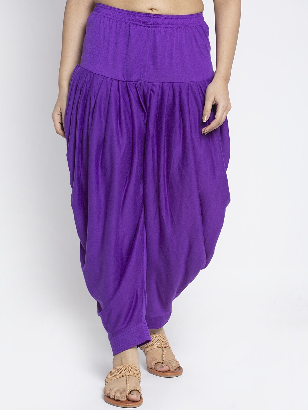 

GRACIT Women Purple Solid Salwar