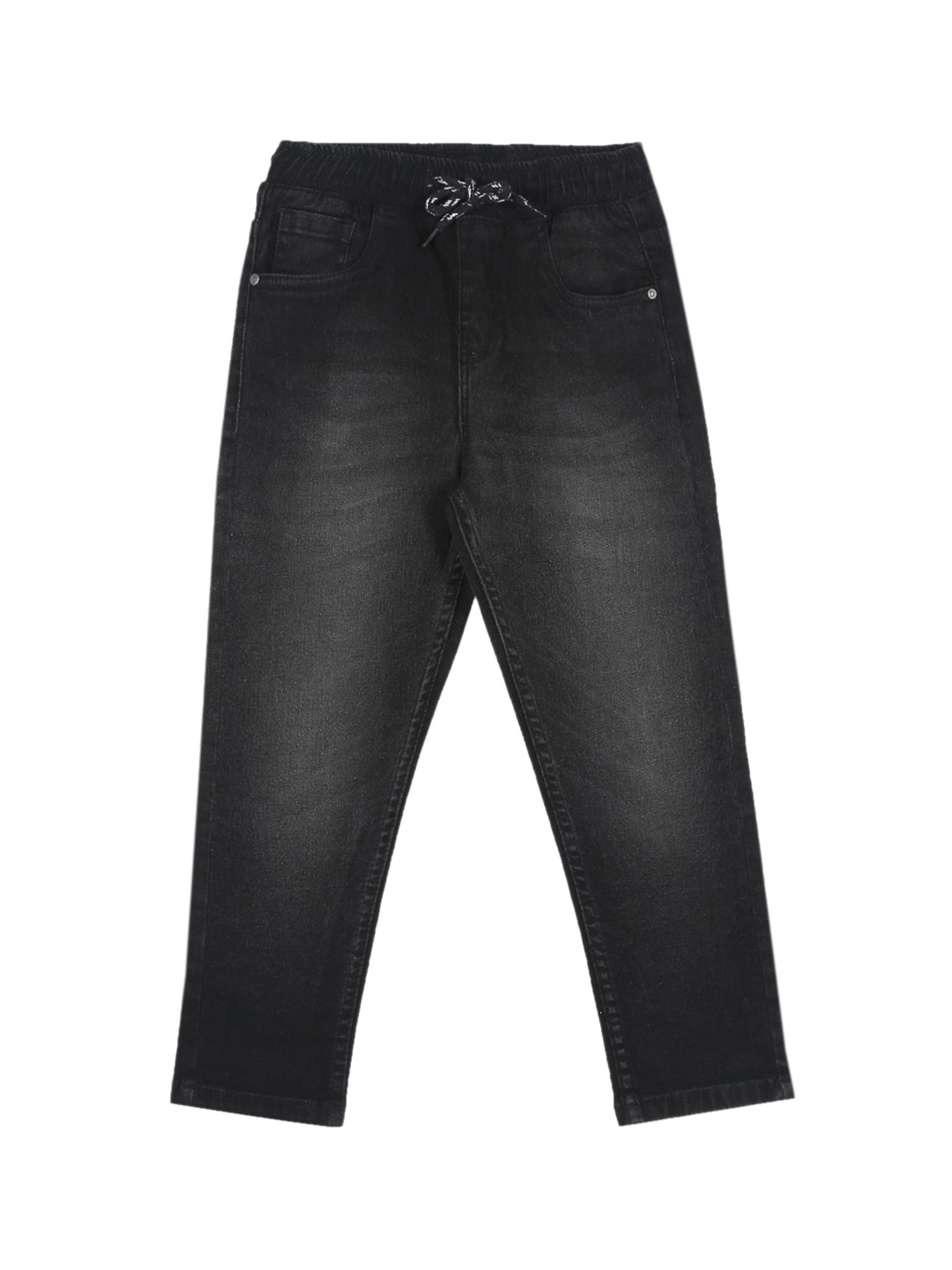 

Donuts Boys Black Mid Rise Stone Washed Jeans