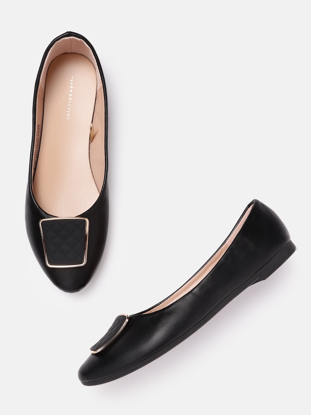 

Allen Solly Women Black Solid Ballerinas