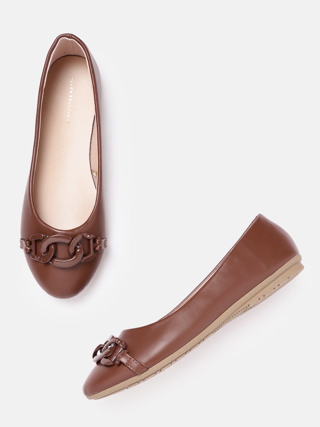 

Allen Solly Women Brown Solid Ballerinas