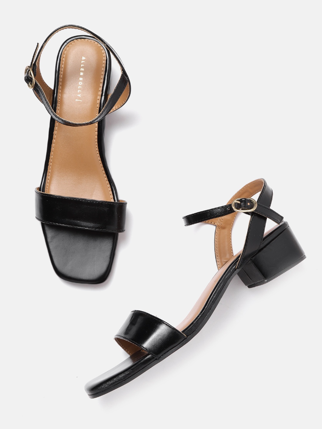 

Allen Solly Women Black Solid Block Heels
