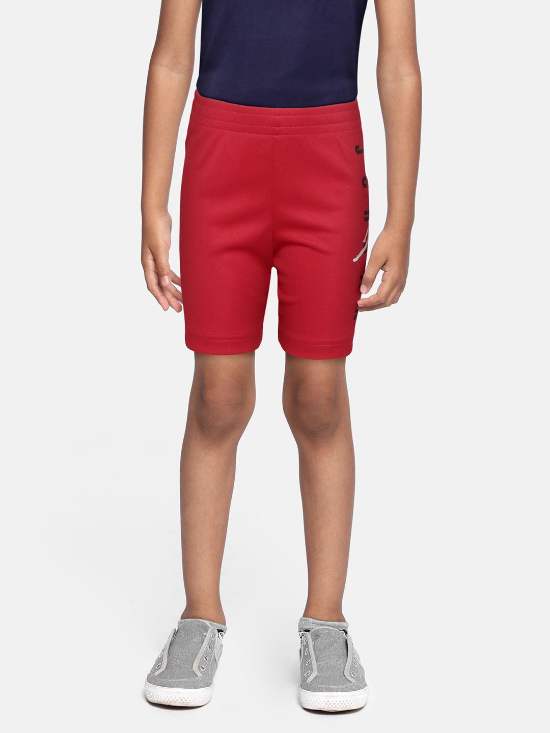 

Jordan Boys Red & Black Jordan Typography Printed Vert Mesh Shorts