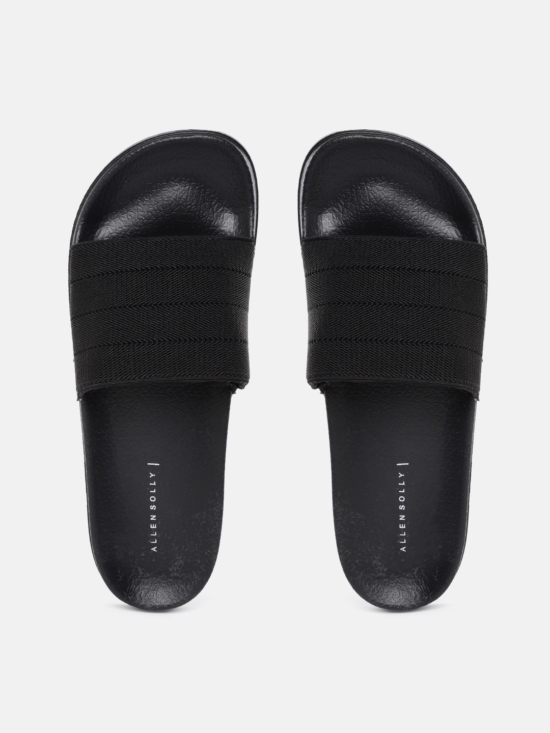 

Allen Solly Women Black Woven Design Sliders