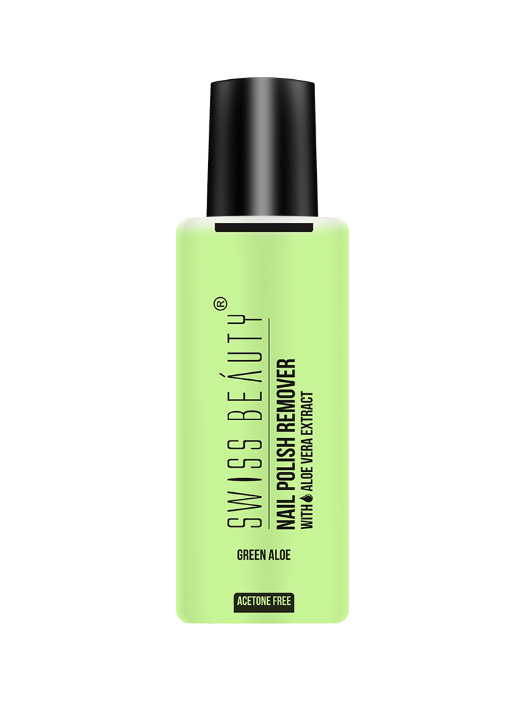 

SWISS BEAUTY Nail Polish Remover with Aloe Vera Extract 110 ml - Green Aloe