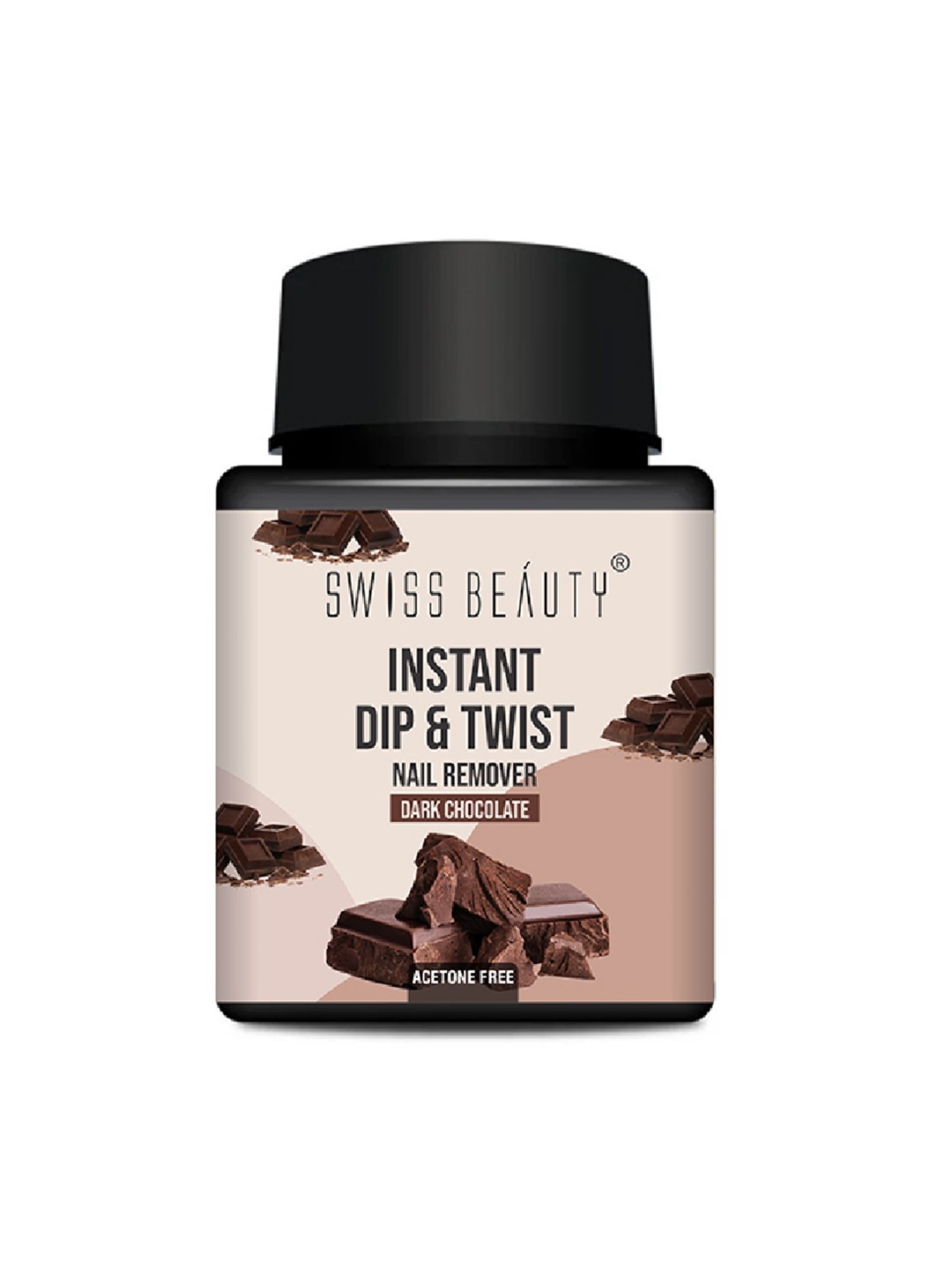 

SWISS BEAUTY Instant Dip & Twist Nail Polish Remover 80 ml - Chocolate, Brown