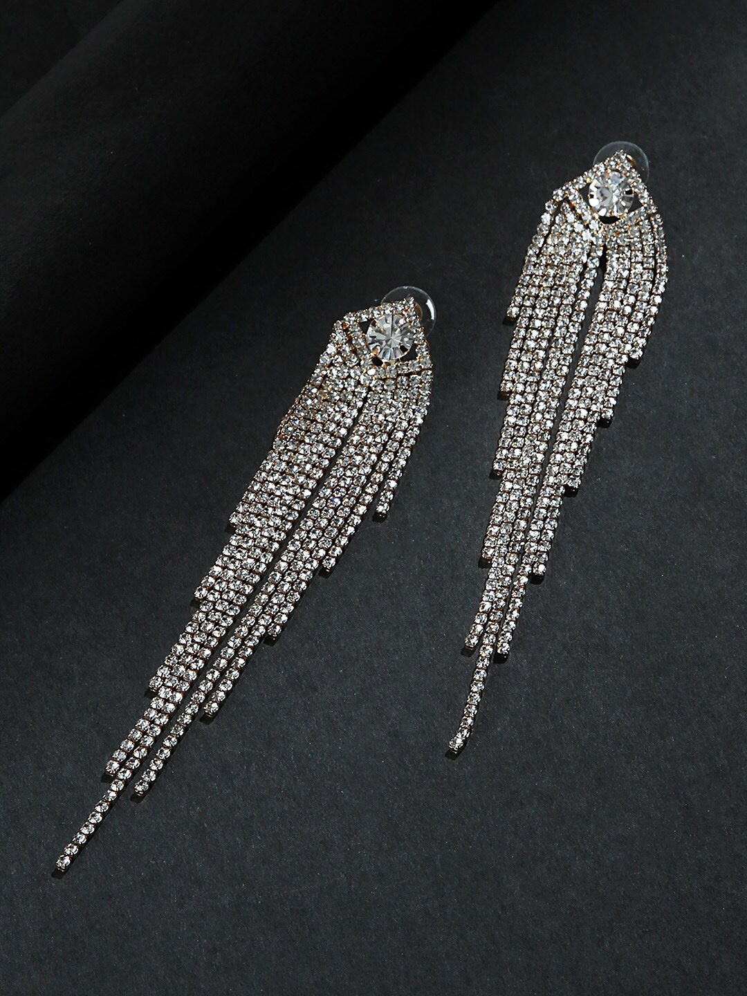 

Kazo Gold-Plated Contemporary Drop Earrings