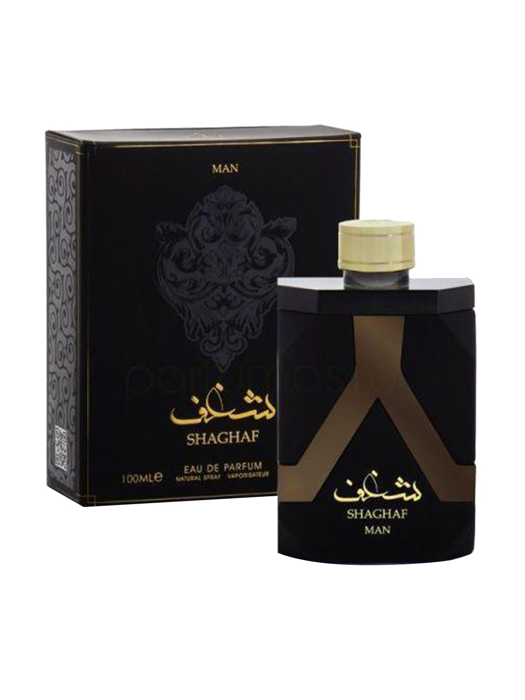 

ASDAAF by Lattafa Men Shaghaf Eau De Parfum - 100ml, Black