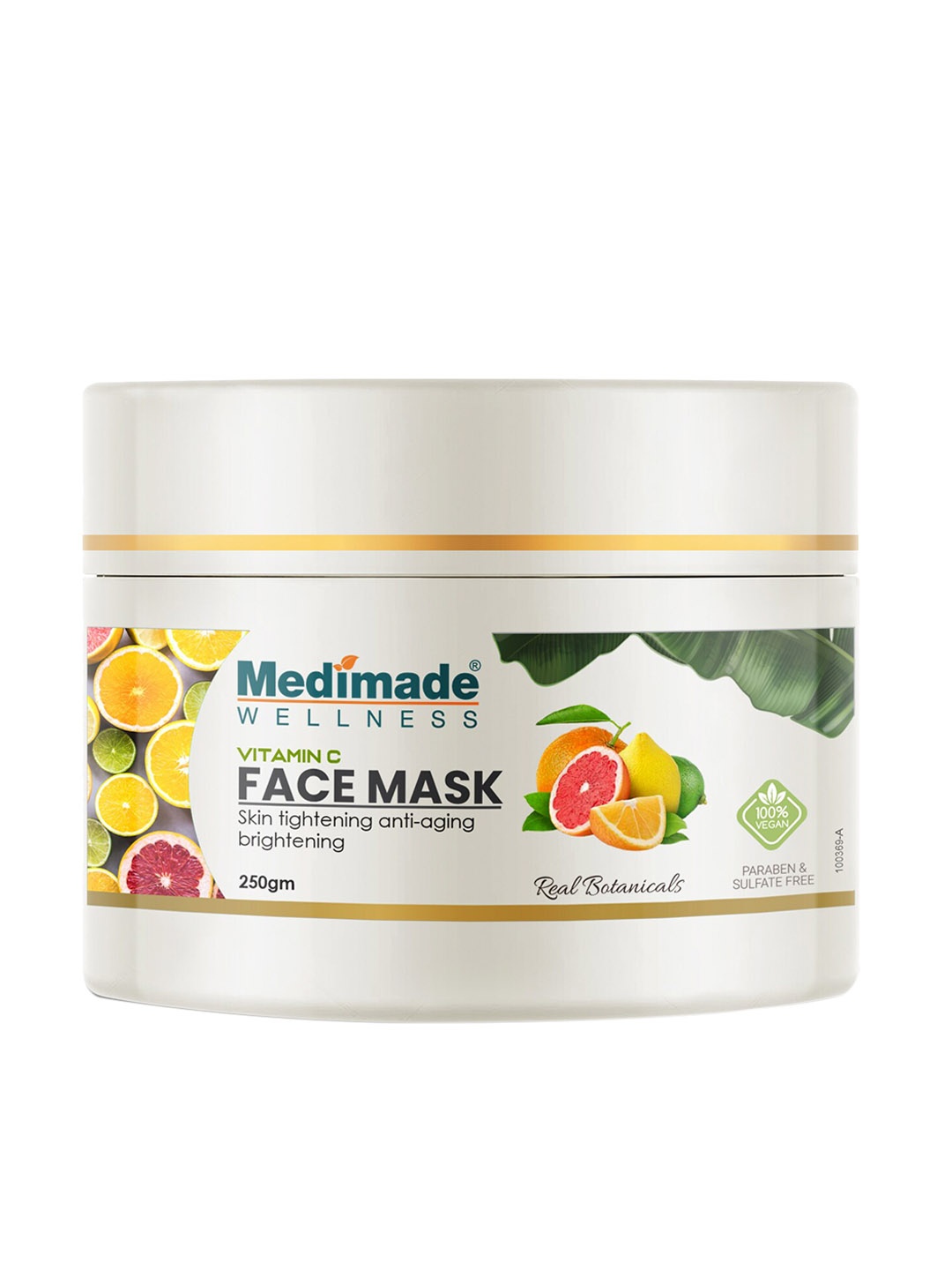 

Medimade Wellness Real Botanicals Brightening Vitamin C Face Mask - 250 g, White