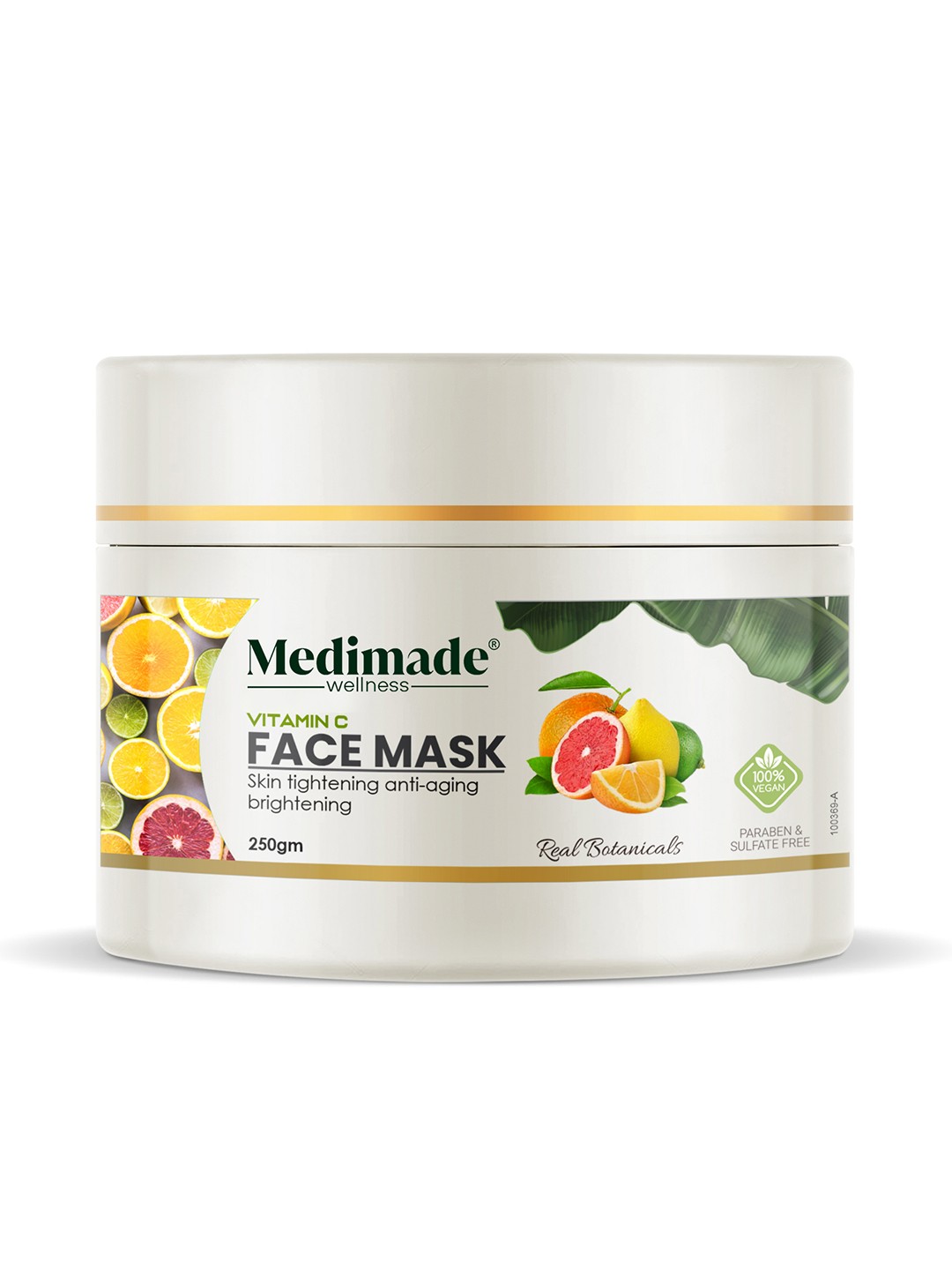 

Medimade Wellness Real Botanicals Brightening Vitamin C Face Mask - 250 g, White