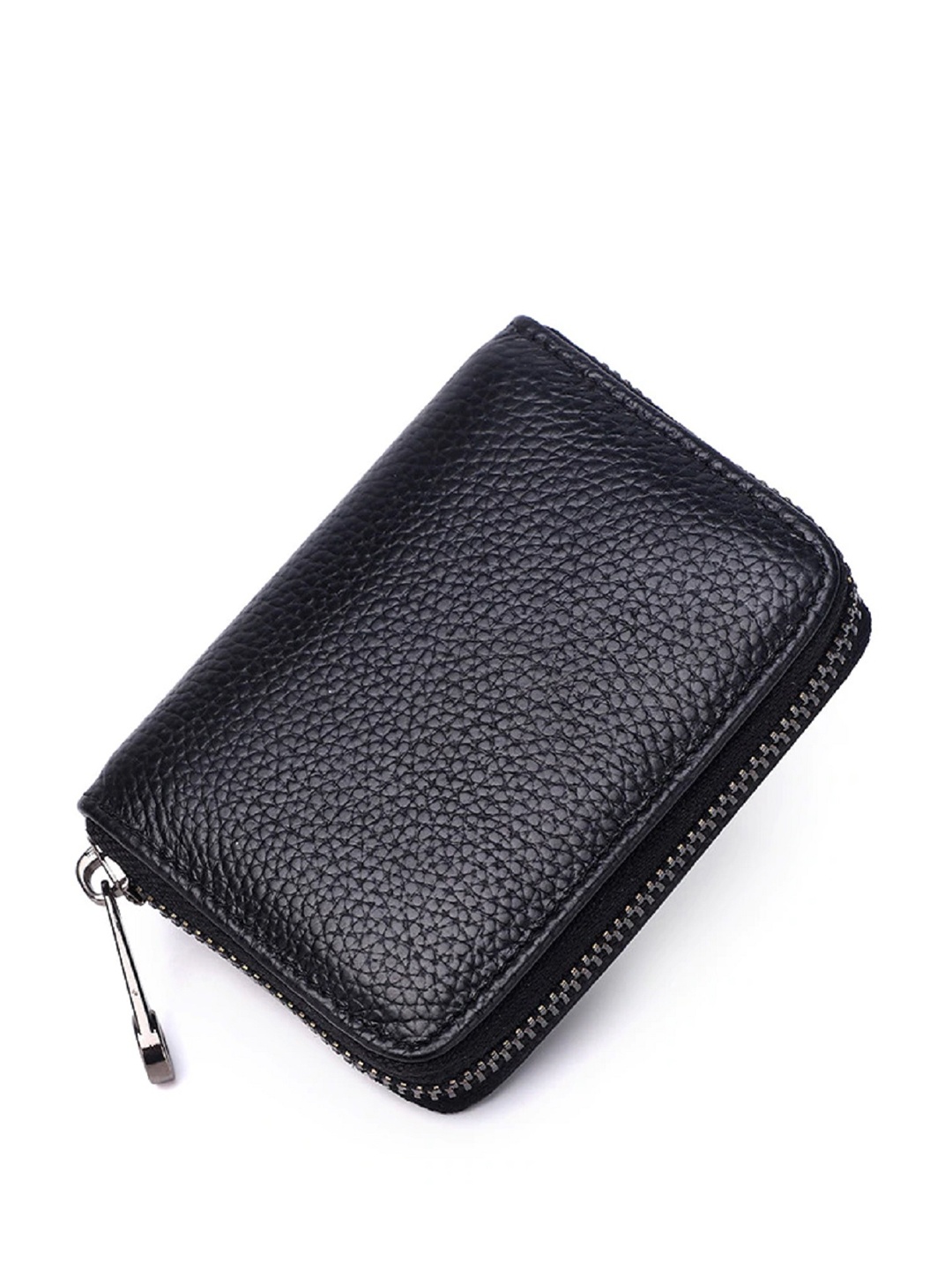 

VOGARD Black PU Leather Card Holder Wallet