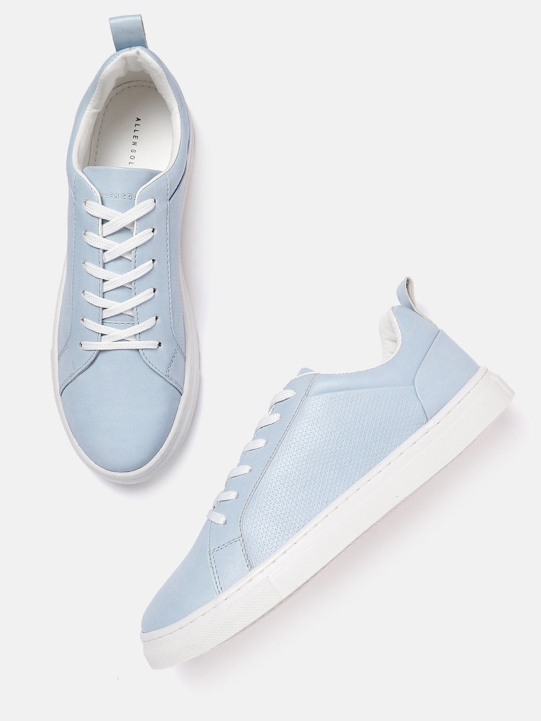 

Allen Solly Women Blue Textured Sneakers