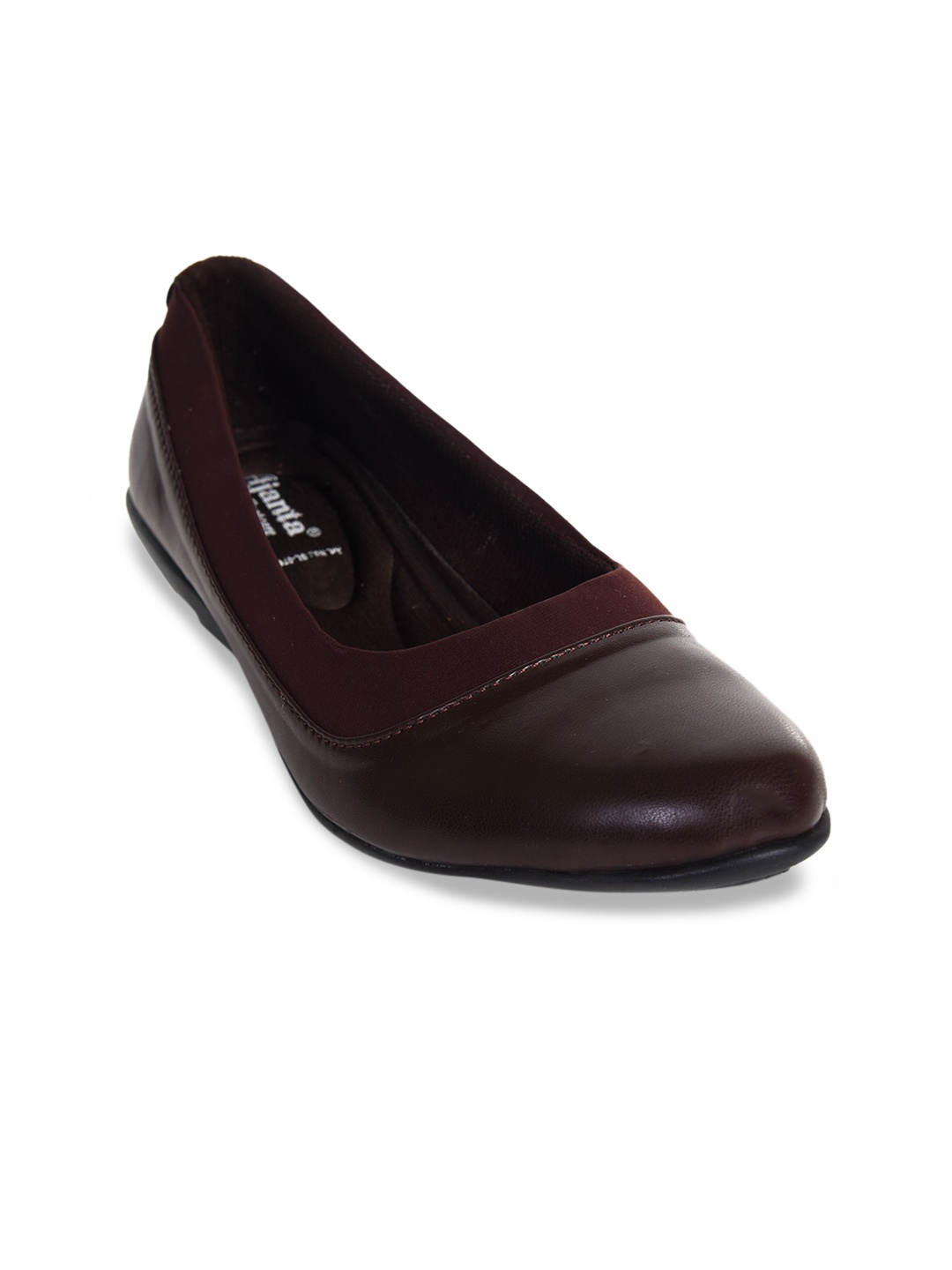

Ajanta Women Brown Slip-On Shoes