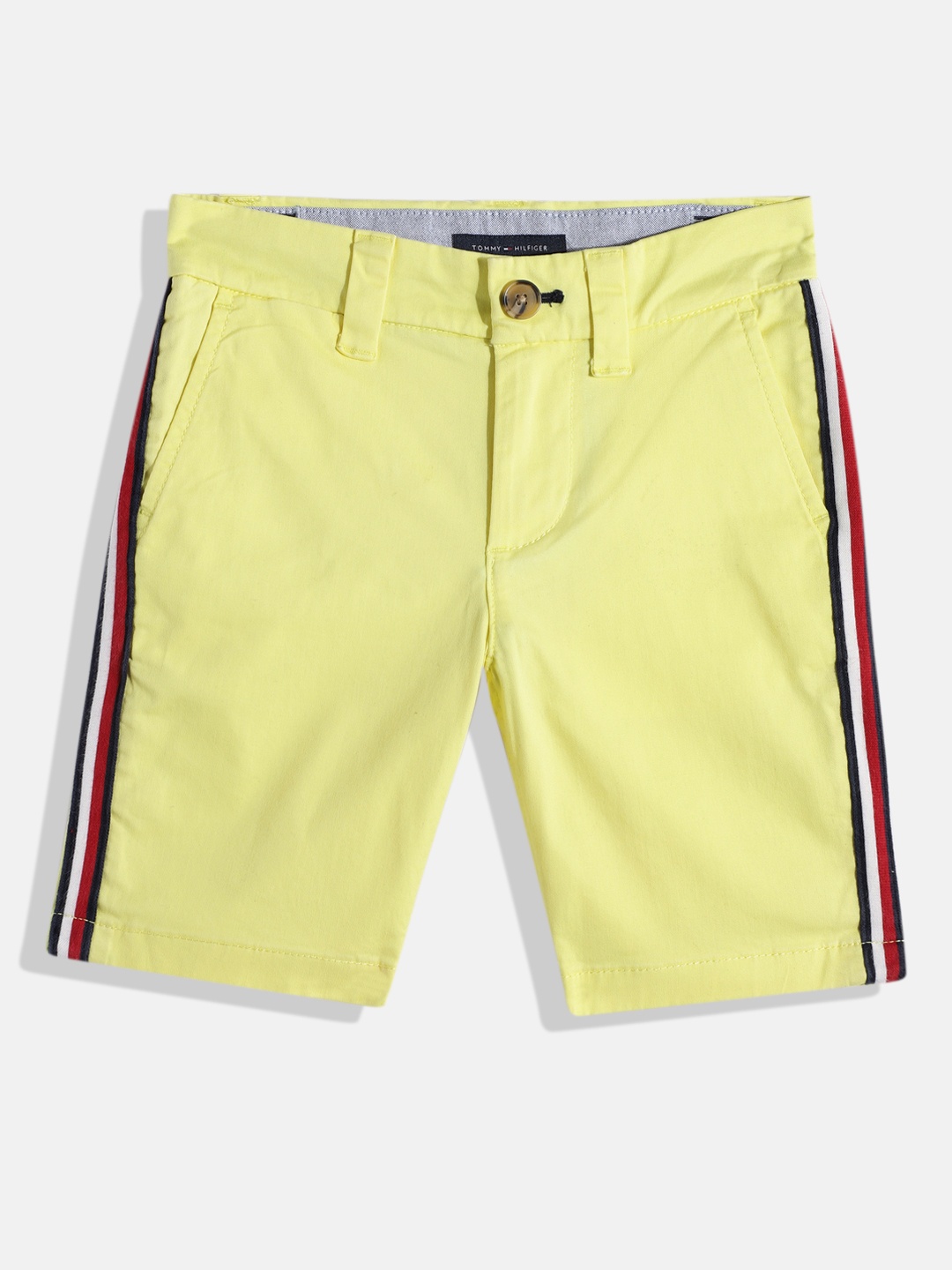 

Tommy Hilfiger Boys Solid Chino Shorts, Yellow
