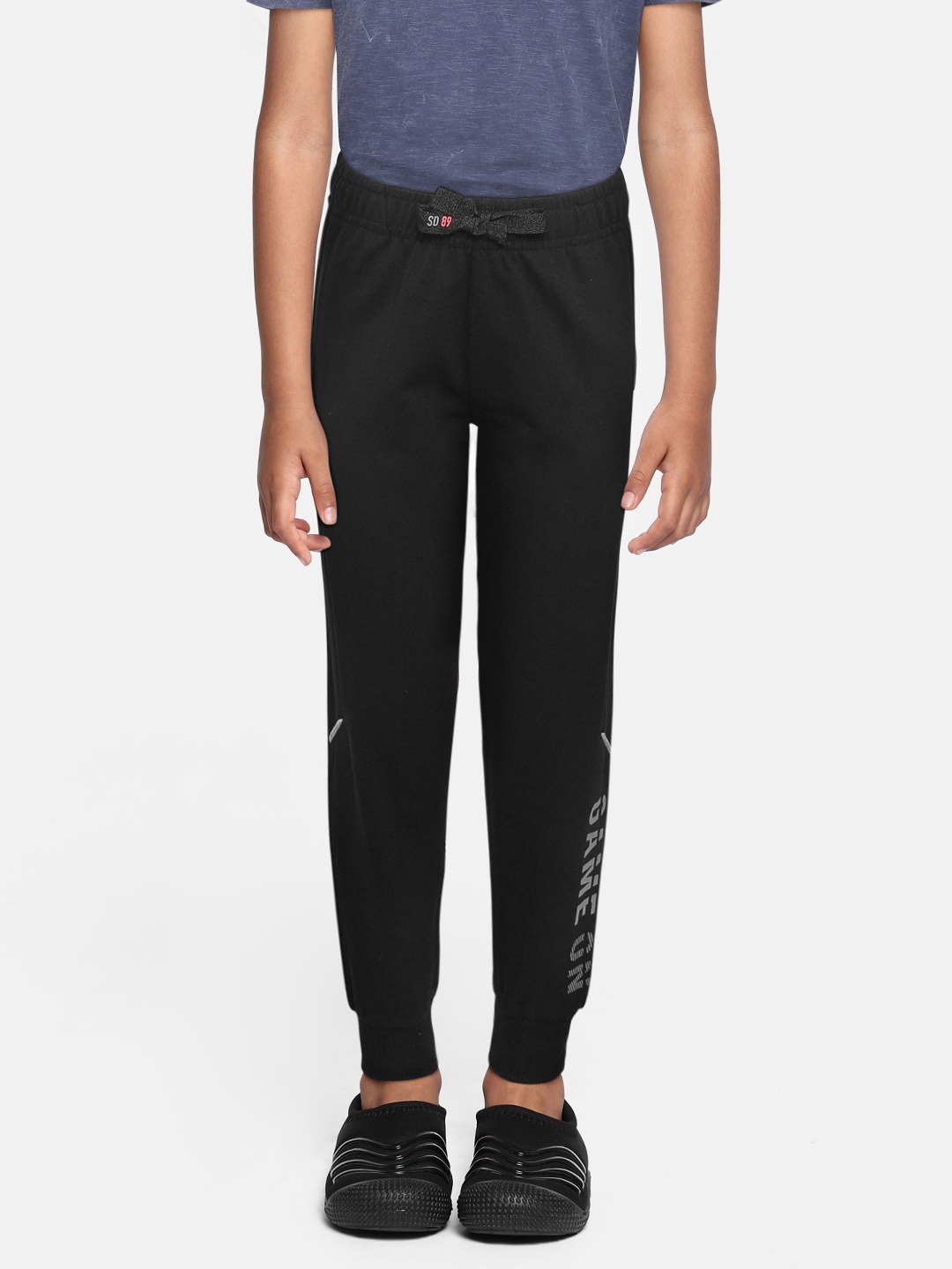 

Sweet Dreams Boys Black & Grey Typography Print Joggers