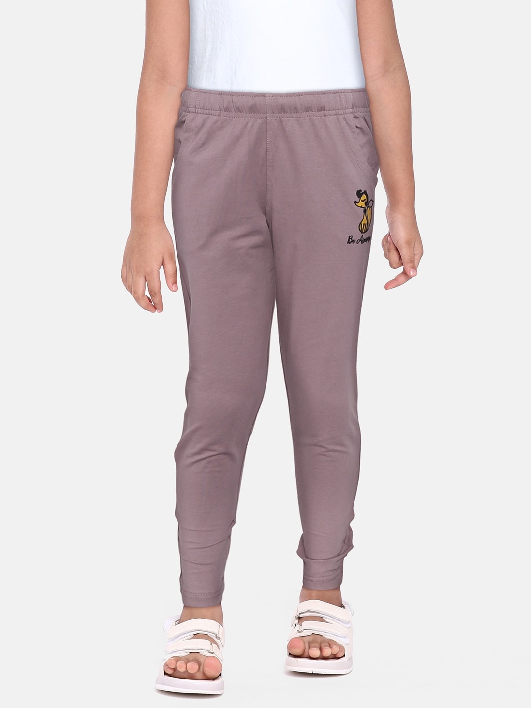 

Sweet Dreams Girls Lilac Solid Track Pants, Lavender