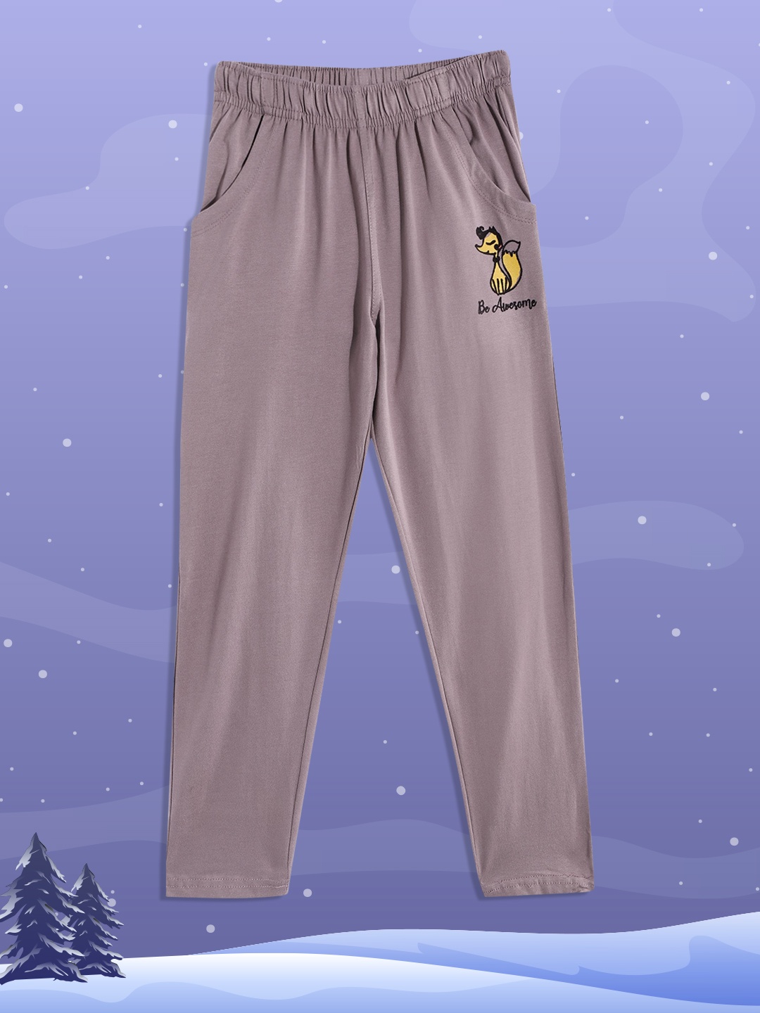 

Sweet Dreams Girls Lilac Solid Track Pants, Lavender