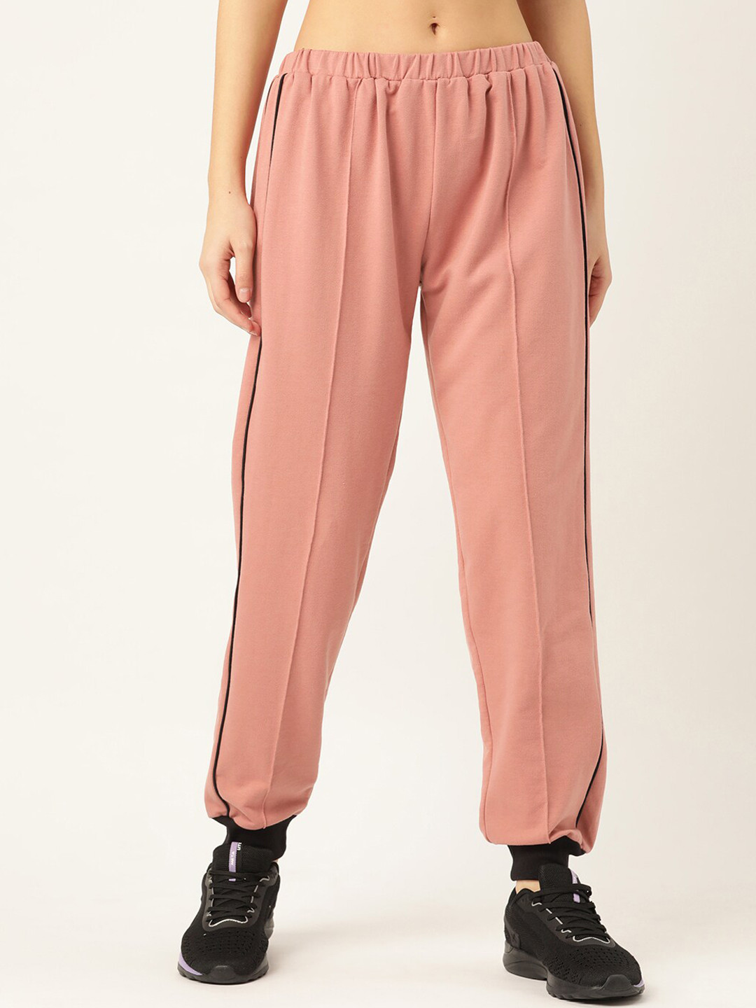 

Laabha Women Pink Solid Track Pants