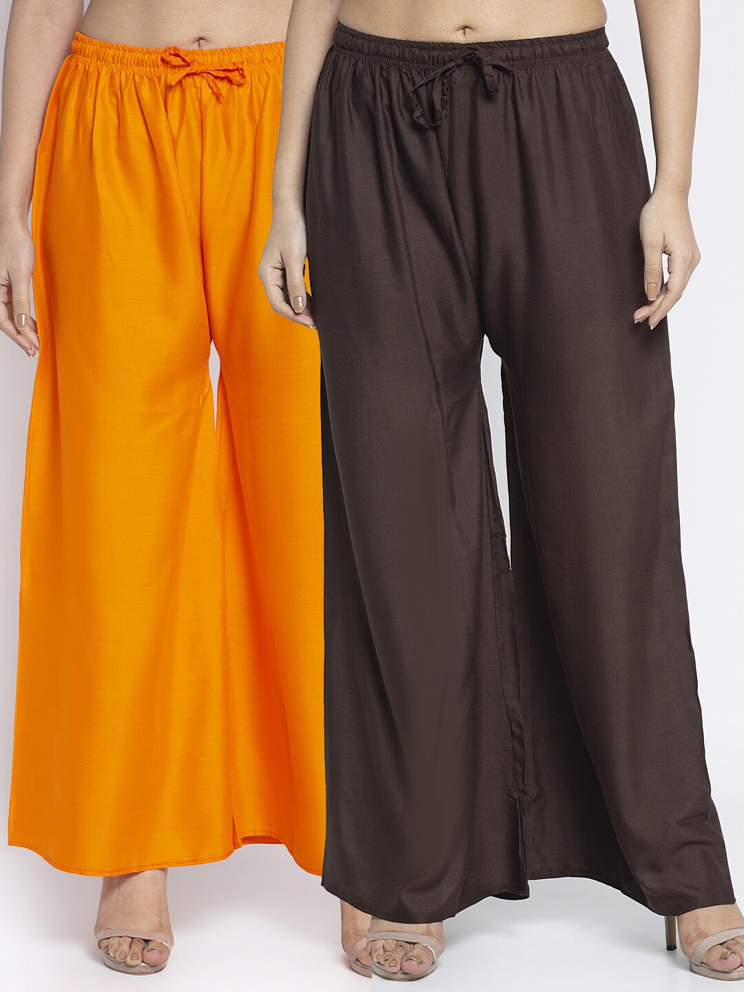

GRACIT Women Orange Palazzos