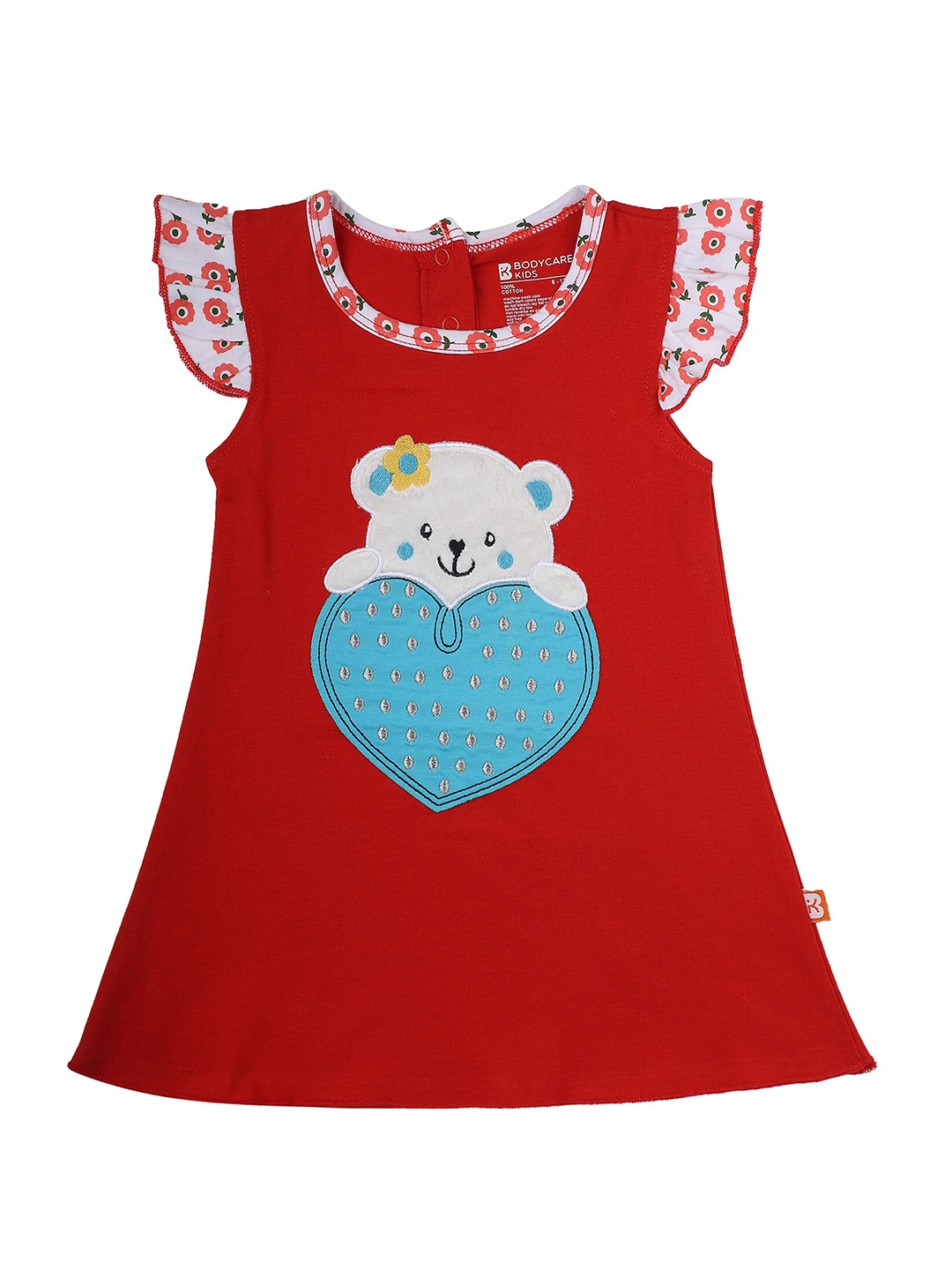 

Bodycare Red A-Line Dress