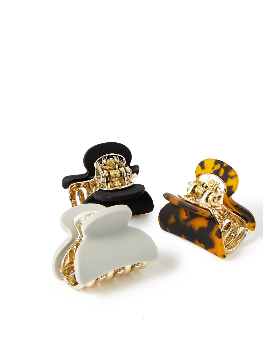 

Accessorize Women Set Of 3 Matte Claw Clips, Black