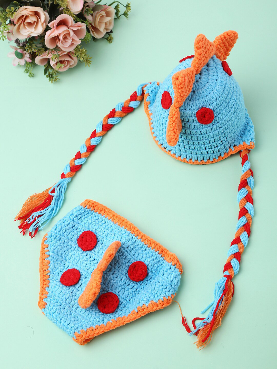 

Babymoon Blue Dinosaur Newborn Photography Costume