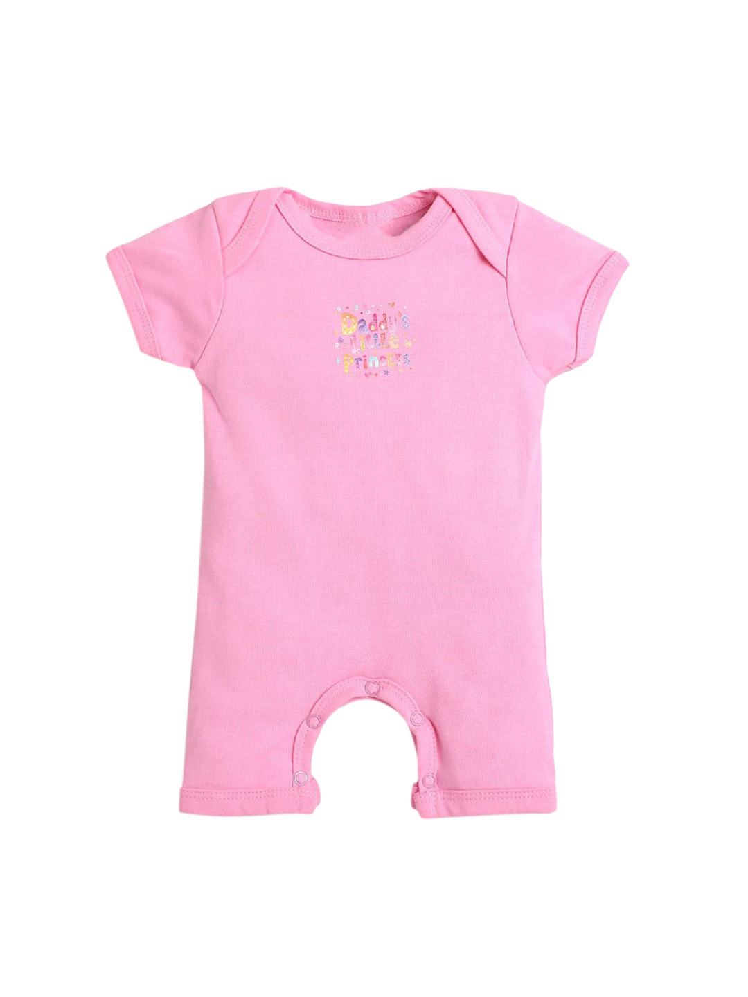 

Hopscotch Infants Girls Set of 3 Pure Cotton Rompers, Pink