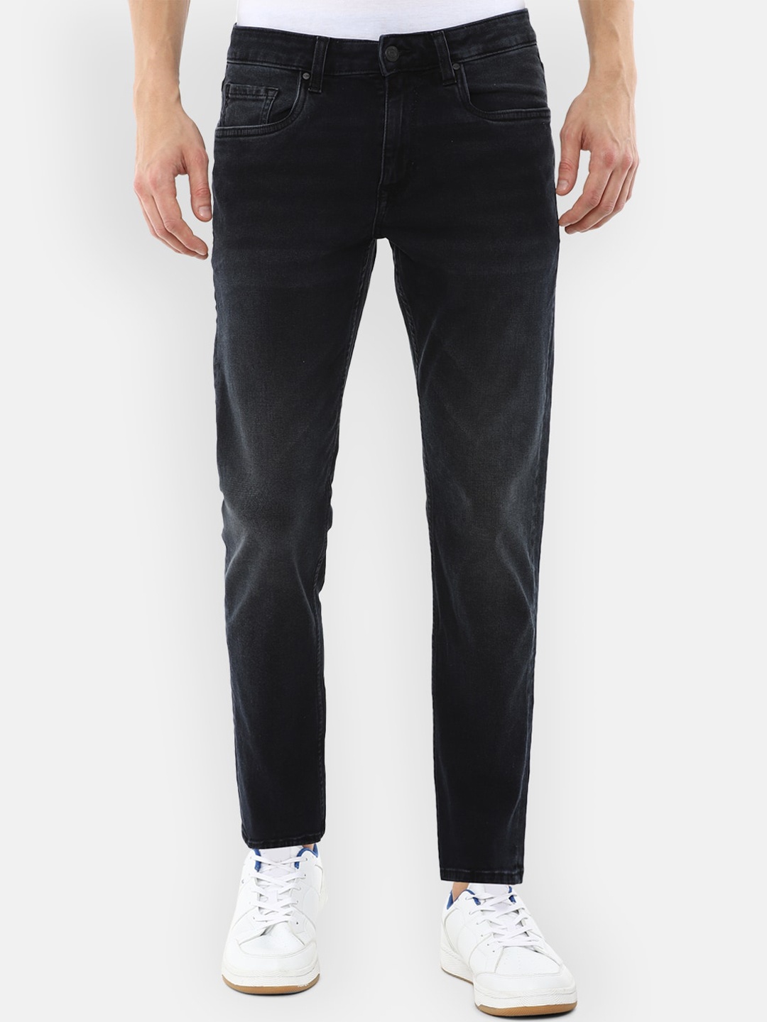 

Louis Philippe Jeans Men Navy Blue Light Fade Jeans