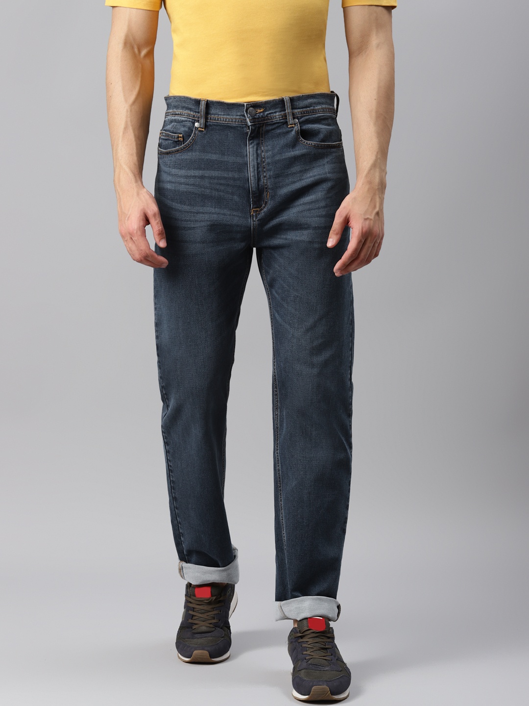 

Marks & Spencer Men Blue Light Fade Stretchable Jeans