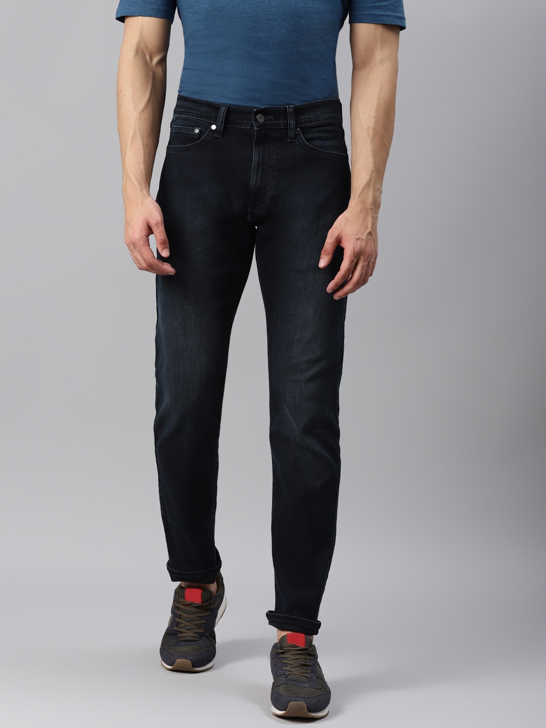 

Marks & Spencer Men Navy Blue Slim Fit Stretchable Jeans