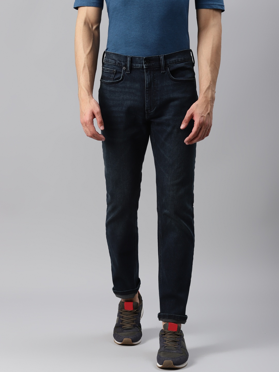 

Marks & Spencer Men Navy Blue Slim Fit Light Fade Stretchable Jeans
