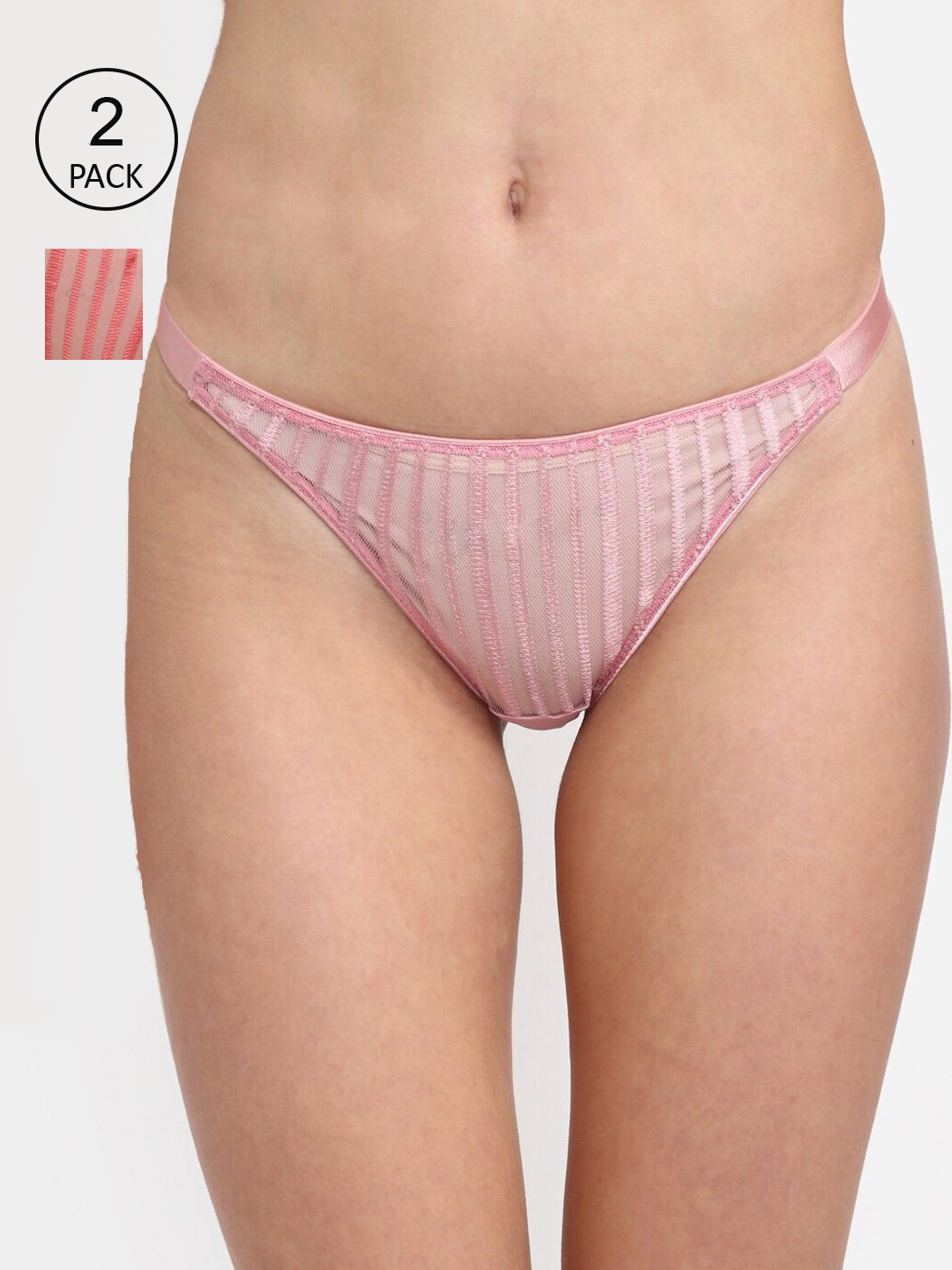 

EROTISSCH Women Pack Of 2 Assorted Bikini Briefs